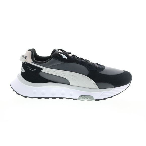 Puma Mens Wild Rider Rollin Black Shoes (NWT) - Picture 1 of 7